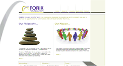 Desktop Screenshot of forixfoundation.org