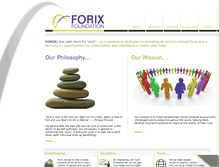 Tablet Screenshot of forixfoundation.org